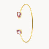 PULSERA TOPACIO ROSA Y AMATISTA AUDRA