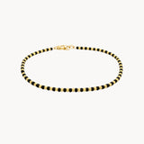 Armband mit Goldbeuteln und Onyx Ishali
