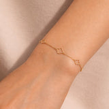 PULSERA TREBOLES EMMY