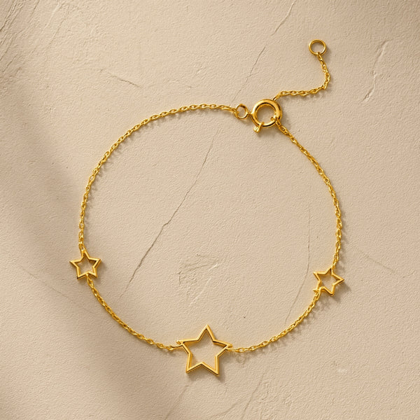 PULSERA ESTRELLAS CALADAS KELLIE