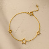 PULSERA ESTRELLAS CALADAS KELLIE