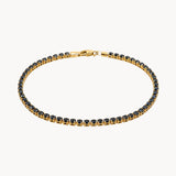 PULSERA RIVIERE CIRCONITAS NEGRAS DAINA