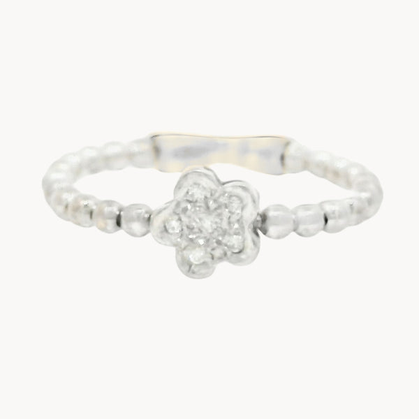 ANILLO FLOR CON DIAMANTES DAGMARA