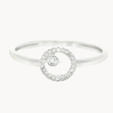ANILLO CIRCULO CON DIAMANTES TIMEA
