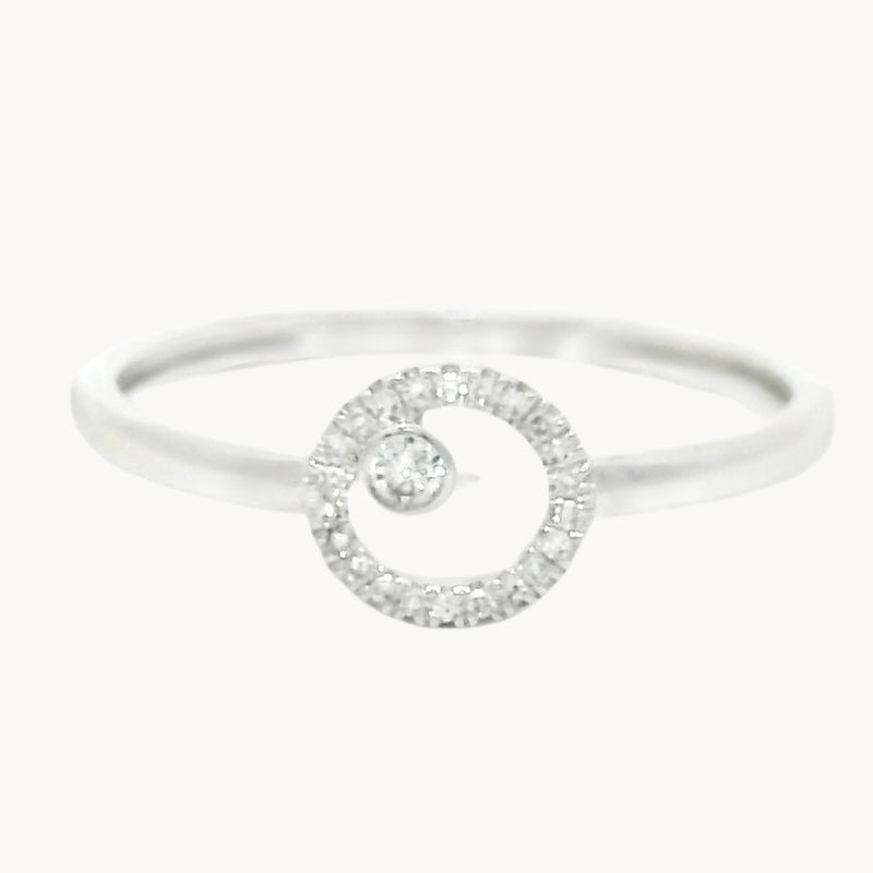 ANILLO CIRCULO CON DIAMANTES TIMEA