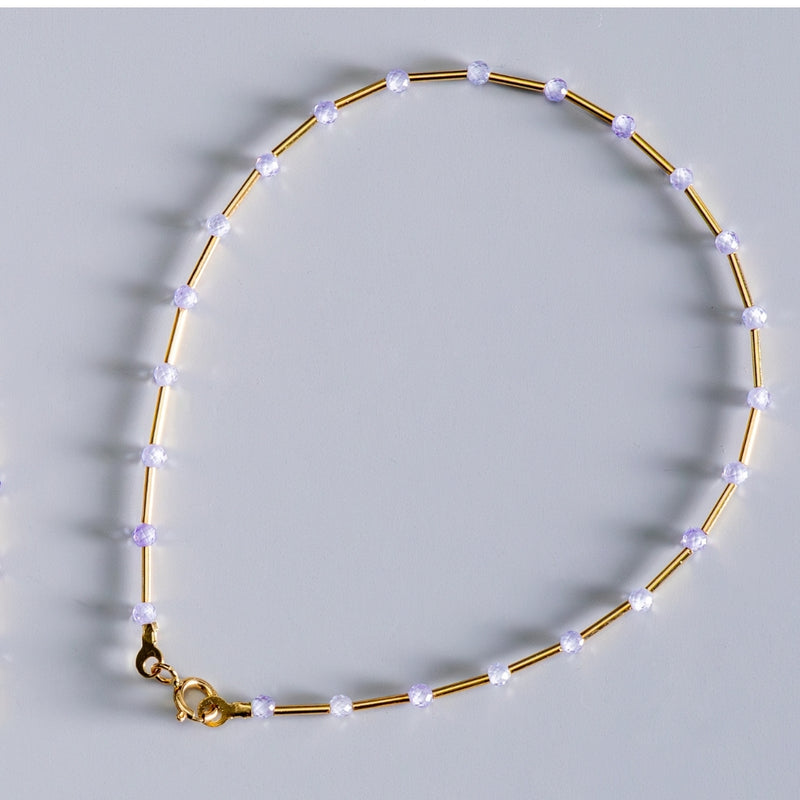 PULSERA CIRCONITAS AZULES ALBA