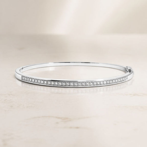 PULSEIRA RÍGIDA COM DIAMANTES ALIA