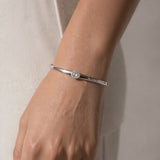 PULSERA RIGIDA CON DIAMANTES NALANI
