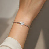 SEMI-RIGID BRACELET WITH ETTIE BUTTERFLY DIAMONDS