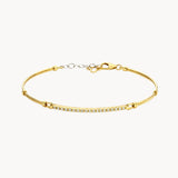 BRACCIALE SEMIRIGIDO CON DIAMANTI AGNES
