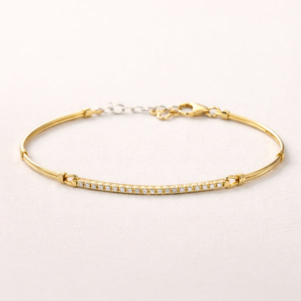 PULSEIRA SEMIRRÍGIDA COM DIAMANTES AGNES