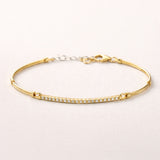 BRACCIALE SEMIRIGIDO CON DIAMANTI AGNES