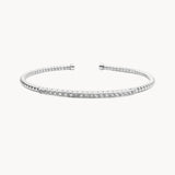 PULSERA RIGIDA CON DIAMANTES ESRA