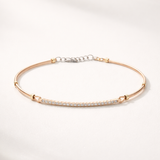 PULSERA SEMIRRÍGIDA CON DIAMANTES ZAN
