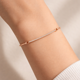 PULSERA SEMIRRÍGIDA CON DIAMANTES ZAN