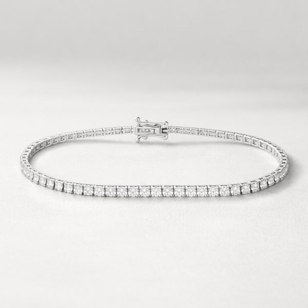 PULSERA RIVIERE CON DIAMANTES DARA