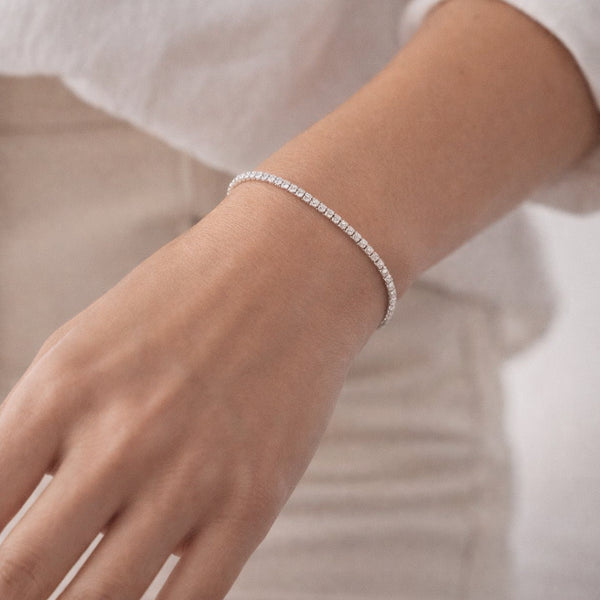 PULSERA RIVIERE CON DIAMANTES DARA