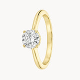 ANILLO SOLITARIO DIAMANTE CREADO 0.84 QUILATES CERTIFICADO IGI