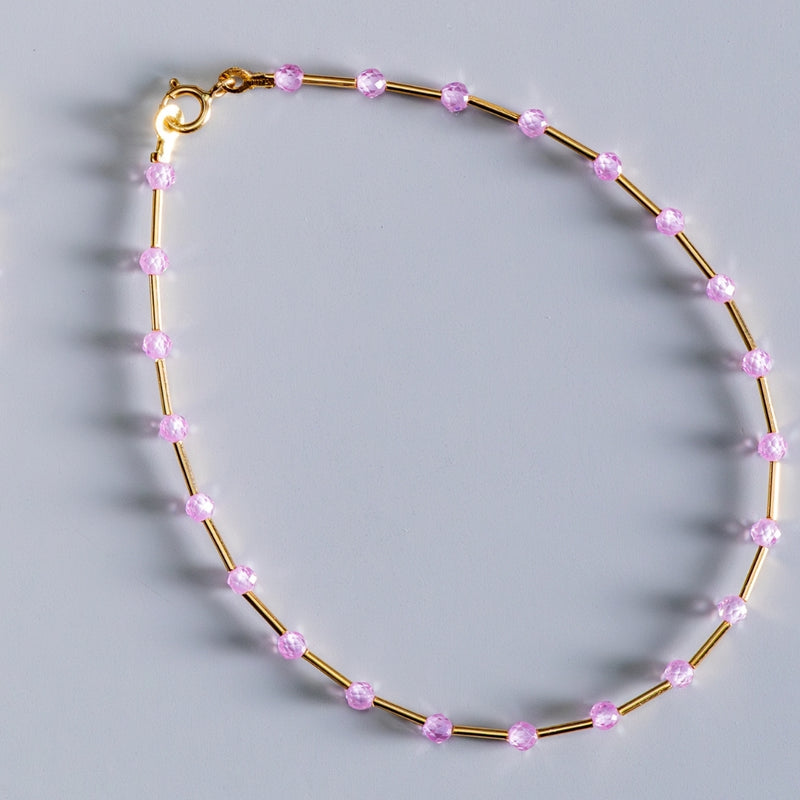 ALBA PINK ZIRCONIA BRACELET
