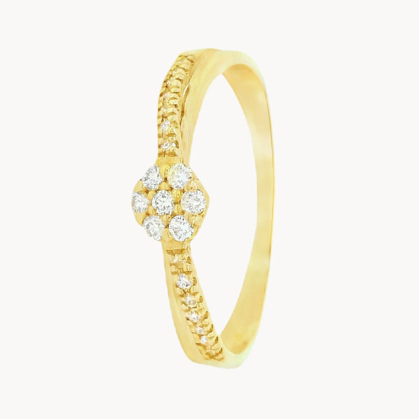 ANILLO DOBLE CON DIAMANTES DEVAN