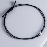 PULSERA MACRAME CON DIAMANTE FARLEY