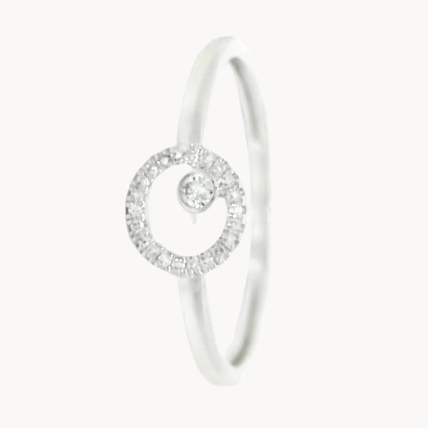ANILLO CIRCULO CON DIAMANTES TIMEA
