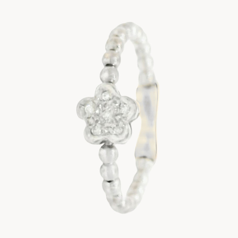 ANILLO FLOR CON DIAMANTES DAGMARA