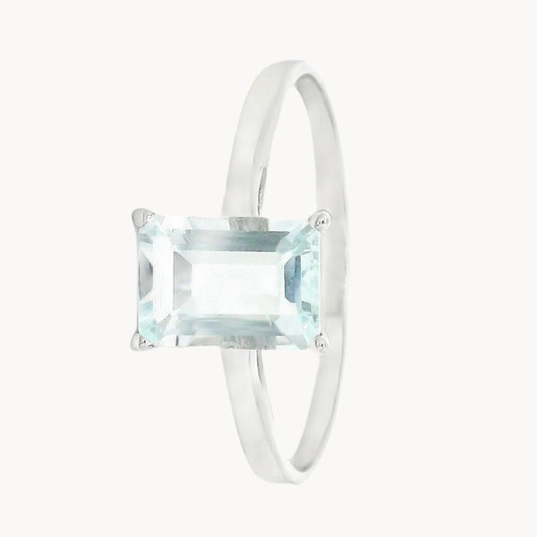ANILLO CON AGUAMARINA BECKA
