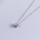 COLGANTE DIAMANTE CHATON 0.20 QUILATES ASYA