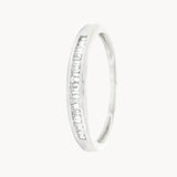 ANILLO MEDIA ALIANZA CON DIAMANTES 0.15 QUILATES JENNICA
