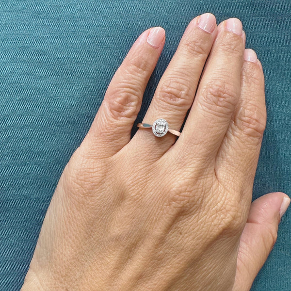 ANILLO CON DIAMANTES IRMA