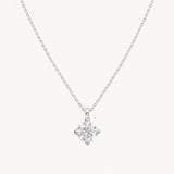 ANHÄNGER MIT KRALLENFASSUNG DIAMANT RHOMBUS 0,40 KARAT LICHTPUNKT ZERTIFIZIERT IGI