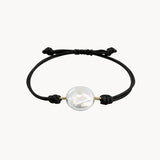 PULSEIRA MACRAMÉ COM PÉROLA BARROCA FORMA 1