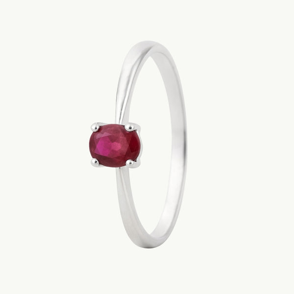 ANILLO CON RUBI LESLEY