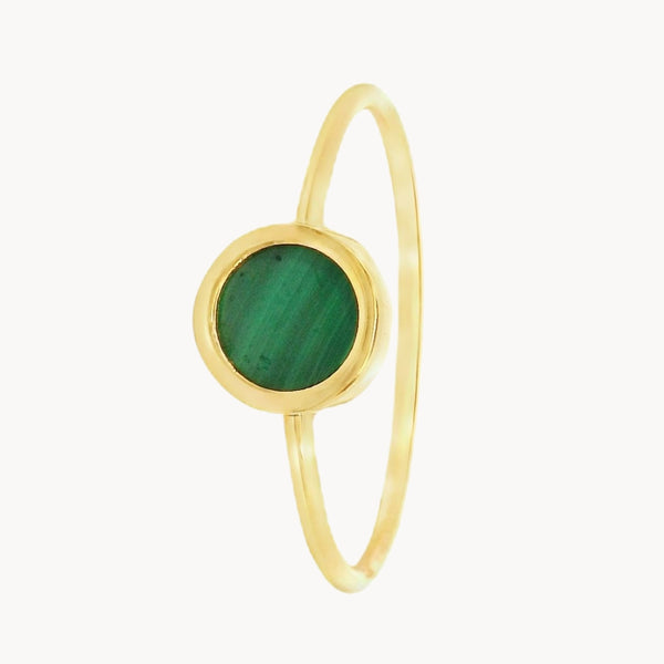 ANILLO CON MALAQUITA MEGAN