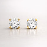PENDIENTES DIAMANTES CREADOS 1.550 QUILATES CERTIFICADO IGI