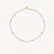 PULSEIRA COM PÉROLAS DE GRÃO E BOLAS DE OURO