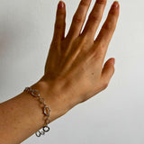 WHITE GOLD LINK BRACELET