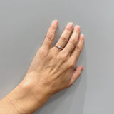 ANILLO SOLITARIO BOLAS CON DIAMANTE 0.12 QUILATES ALYSE