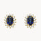 SAPPHIRE AND DIAMOND EARRINGS DIANE