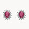 PENDIENTES RUBI Y DIAMANTES DIANE