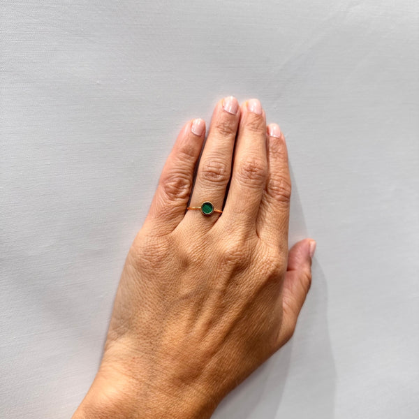 ANILLO CON MALAQUITA MEGAN