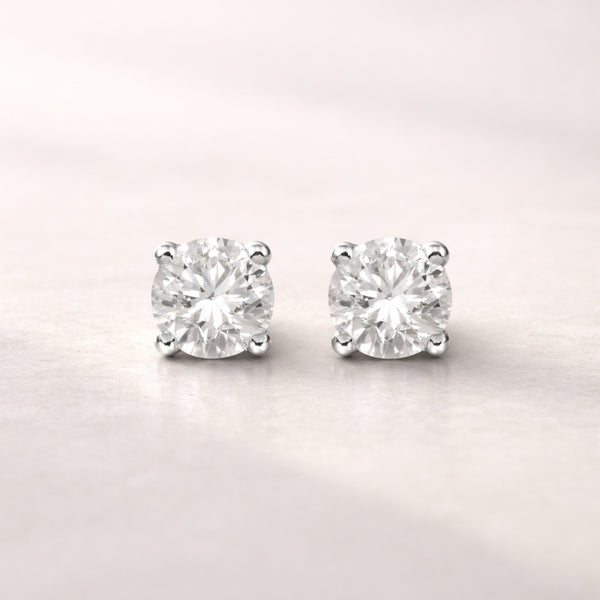 PENDIENTES DIAMANTES CREADOS 2.020 QUILATES CERTIFICADO IGI