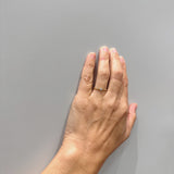 ANILLO SOLITARIO CON DIAMANTE ROMBO 0.11 QUILATES MERITA