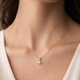 COLGANTE CON DIAMANTE GARRAS 0.25 QUILATES PUNTO DE LUZ