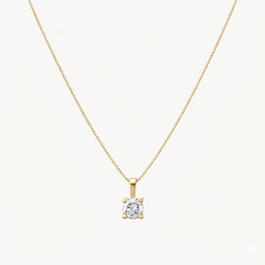 COLGANTE CON DIAMANTE GARRAS 0.25 QUILATES PUNTO DE LUZ