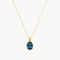 Pendente Topázio London Blue Oval Grande Elsa