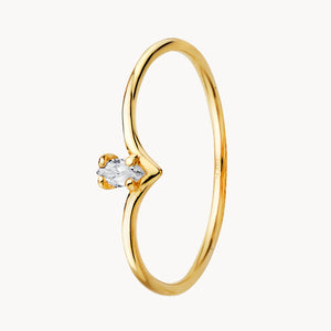 ANILLO CON DIAMANTE CREADO EN TALLA MARQUISE