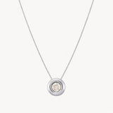 COLGANTE DIAMANTE CHATON 0.30 QUILATES PUNTO DE LUZ CERTIFICADO IGI