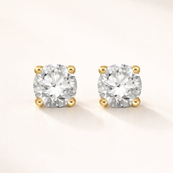 PENDIENTES DIAMANTES CREADOS 2.020 QUILATES CERTIFICADO IGI